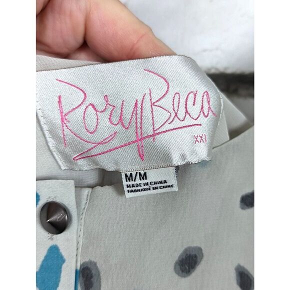 RORY BECA x F21 Confetti Dot Tiered Mini Slip Dress Medium NWT - Picture 7 of 9